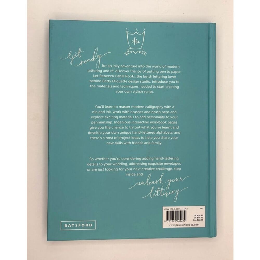 Modern Lettering Rebecca Cahill Roots Calligraphy Hand Lettering Hardcover - Picture 3 of 3
